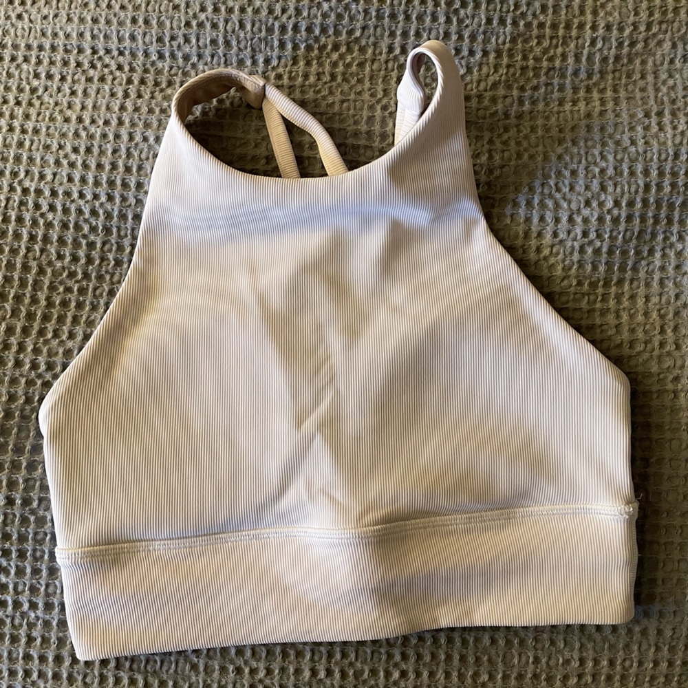 Lululemon Ribbed High Neck Bra